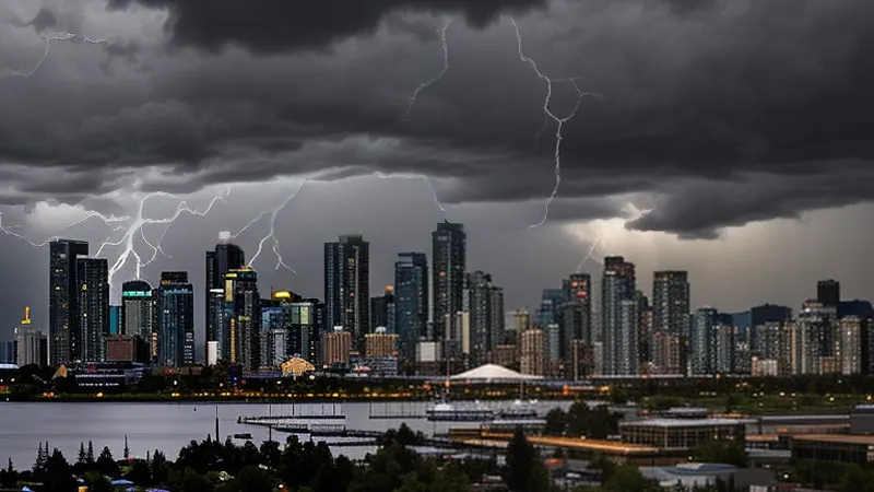 Vancouver Weather: Thunderstorms, Significant Showers